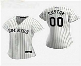 Women Customized Colorado Rockies 2020 White Home Nike Jersey,baseball caps,new era cap wholesale,wholesale hats